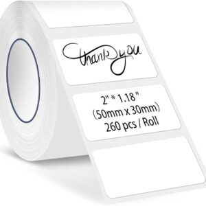 Rongta R22 Label Maker Tape Labels(White 50mm x 30mm)