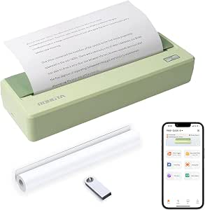 Rongta PN81 A4 HD Inkless Portable Printer(Green Color)
