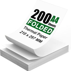 A4 Thermal Paper for Thermal Printers(8.27x11.69In)