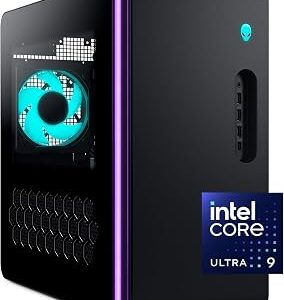 DELL ALIENWARE AURORA ACT1250-9338BLK-PUS GAMING DESKTOP PC (TOWER) MODEL NUMBER: ACT1250KEY FEATURES 14TH GENERATION SERIES 2 PROCESSOR: INTEL CORE ULTRA 9 285K (24 CORES 24 THREADS UP TO 5.5GHZ–5.7GHZ MAX TURBO) SYSTEM MEMORY (RAM): 32 GB DDR5 RAM (UPGRADEABLE TO 64GB) STROAGE: 2TB NVMe M.2 PCIe SSD SOLID STATE DRIVE (SSD) GRAPHICS: NVIDIA GEFORCE RTX 5080 16GB GDDR7 COOLING: 240MM ALIENWARE LIQUID COOLING FOR THE CPU WI-FI 7 2.5GB ETHERNET BLUETOOTH AND FRONT/REAR USB TYPE-C PORTS WIRELESS LAN SD CAED READER HDMI & USB TYPE-C KEYBOARD: DELL PRO 3 WIRED KEYBOARD - KB216 - ENGLISH-US – BLACK MOUSE: DELL PRO 3 WIRED MOUSE - MS116 - BLACK OPERATING SYSTEM: PRELOADED WITH WINDOWS 11 HOME BLACK COLOR CPU ONLY