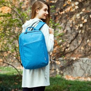Lenovo 15.6" Laptop Casual Backpack B210 (GX40Q17226) Padded Laptop Compartment Water-Repellent Polyester Fabric Multiple Compartments & Pockets Lightweight 453g Blue