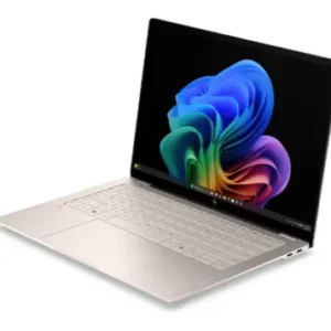 HP OMNIBOOK ULTRA LAPTOP NGAI 14-KD0013DX PART NUMBER: D2VJ1UA#ABA KEY FEATURES 15TH GENERATION SERIES 3 PROCESSOR: INTEL CORE ULTRA 7 356H INTEL CORE ULTRA 7 356H SERIES 3 (EVO EDITION) FEATURING A HIGH-PERFORMANCE NEURAL PROCESSING UNIT (NPU) DELIVERING UP TO 50 NPU RAM: 16GB OF POWER-EFFICIENT LPDDR5X RAM STORAGE: 1TB (1024 GB) HIGH-SPEED PCIE GEN5 NVME M.2 SSD DISPLAY: 14-INCH UWVA OLED TOUCHSCREEN WITH A 3K RESOLUTION (2880 X 1800) 500 NITS 120HZ VRR INTEGRATED INTEL GRAPHICS HP PREMIUM KEYBOARD – SPILL-RESISTANT BACKLIT KEYBOARD 5 MP IR AI CAMERA WITH PHYSICAL PRIVACY SHUTTER (SUPPORTS WINDOWS HELLO) POLY STUDIO WINDOWS 11 HOME