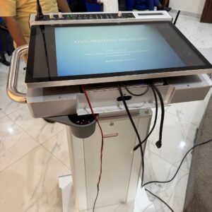 Smart digital podium (multimedia electronic lectern)