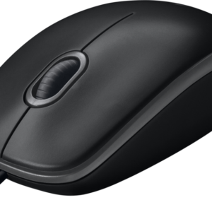 Logitech M100 Wired Optical Mouse – Black (910-006652) Full-Size Wired Optical Mouse USB-A Connectivity 1000 DPI Optical Tracking 3 Buttons Scroll Wheel 1.8m USB Cable Ambidextrous Design Plug-and-Play Windows macOS ChromeOS & Linux Compatible Black