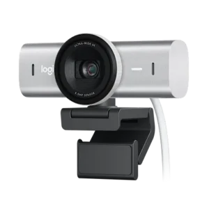 Logitech MX Brio 4K Ultra HD Webcam – Graphite (960-001559) 4K UHD Webcam 8.5MP Sony STARVIS Sensor 3840 × 2160 @ 30fps 1080p @ 60fps Advanced Autofocus Glass Lens 65° 78° 90° Adjustable Field of View 4× Digital Zoom RightLight 5 with HDR Dual Beamforming Noise-Reducing Microphones Built-in Privacy Shutter USB-C 3.0 Connectivity 1.5m USB-C Cable 1/4"" Tripod Mount Show Mode Windows 10+ & macOS 10.15+ Compatible Graphite