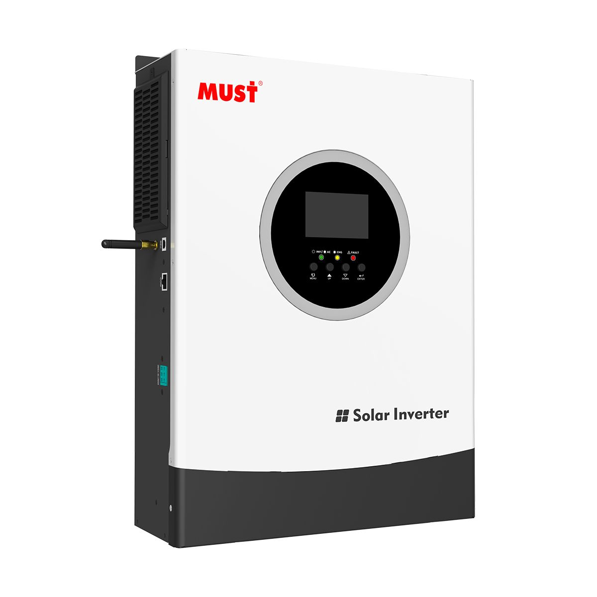 MUST 3.6kW 24V Hybrid Solar Inverter 100A (PV18-3624 PREM) with Wifi MUST 3.6kW 24V Hybrid Solar Inverter 100A (PV18-3624 PREM) with Wifi