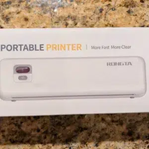 RONGTA F82A A4 Front-eject Thermal Printer With Paper Drawer Portable Thermal Printer White Color